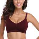 Womens Nursing Bra for Breastfeeding Seamless Clip Down Push Up Padded Maternity Bras 4-Pack (M)