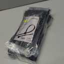 Pack Of 6 200 Pack Bulk KOOWIN Small 6 inch Nylon Plastic Cable Zip Ties Wire Wraps Black