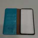 ZZXX for iPhone XR Wallet Case with [RFID Blocking] Card Slot Stand Strong Magnetic Leather Flip Fold Protective Phone Case for iPhone XR Case Wallet(Lake Blue-6.1 inch)