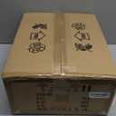 4-Light Black Chandelier, Semi Flush Light Fixture for Farmhouse with Metal Cage, E12 Bulb Socket and Adjustable Height for Dining Room, Kitchen Island, Living Room, Staircase, Entryway and indoor