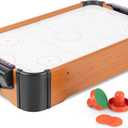 Hey Play Air Hockey Table Mini Arcade Game, 22” x 12” x 4”