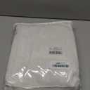 Nanspring Beige White Linen Curtains 84 Inch Length 2 Panels Set for Living Room Rod Pocket Back Tab Light Filtering Window Drapes for Bedroom Dining Room Protect Privacy Home Decor