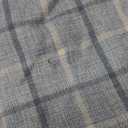 Madison Park Window Curtain for Living Room Thermal Insulated Fleece Lining, Cabin Plaid Curtain Room Darkening Window Drapes Bedroom, Anaheim, 1-Single Panel Pack, 50" x 95" Rod Pocket, Denim Blue