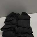 Genina Waterproof Seat Covers for Dining Room Chairs Covers Dining Chair seat Covers Kitchen Chair Covers slipcovers (Black, 6 Pcs)