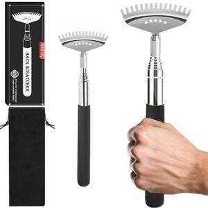 Svjetiq Oversized Extendable Back Scratcher for Men Women Adults, 2 Pack Different-Sizes Telescoping Back Massager, Men Gadgets Fathers Day Dad Gifts for Birthday Christmas Stocking Stuffers