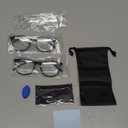 Gaoye Stylish Blue Light Glasses for Woman - Computer Glasses 99% Blue Light Blocking - Lightweight TR90 Frames - 3 pack