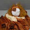 QUCH Adult Onesie Costume-Unisex Animal Onesies for Adults Halloween Costume Halloween Onesies Adult Onesie Pajamas for Women (Small, Lion)