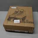 Roller Skates for Women and Men Cowhide High-Top Shoes Classic Double-Row Roller Skate Four-Wheel Roller Skates for Men Girls Unisex (39=US:7, purple flash)