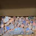 Blosssound 40 Pcs Wooden Community Helpers Toys Wooden Cars Set Wood People Figures Multicultural Career Wood Blocks for Preschool Classroom Diversity Play Games Educational Activity Supplies