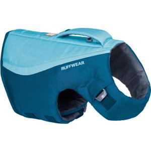 Ruffwear, Float Coat Dog Life Jacket, Premium Buoyancy Swim Vest with Lift Handle, Secure Fit & Reflective Trim, Adjustable Flotation for Swimming, Boating, & Outdoor Adventures, Deep Blue, X-Large