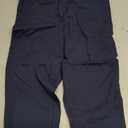  Girls Pull On Skinny Fit Stretch Pants with Elastic Waist and Pockets, School Uniform for Kids (7, Navy)