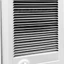 Com-Pak Electric Wall Heater Complete Unit with Thermostat, High Capacity 5120/3840 BTU, 240 Volt, 1500 Watt (Model: CSC152TW, Part: 67506), White