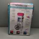 Nostalgia NCCCRT2PKWH Professional Cotton Candy Cart, 36, White