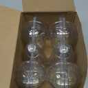 Ascher Vintage LED Edison Bulbs, 6W, Equivalent 60W, Non-Dimmable, High Brightness Cool White 4000K, ST58 Antique LED Filament Bulbs with 80+ CRI, E26 Medium Base, Clear Glass, Pack of 6