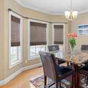 Sunbox Cordless Bamboo Roman Shade Blind, Woven Wood Roman Shades, Light Filtering Natural Bamboo Shades for Windows, French Doors, 31.5" W x 64" H, Sarasota-Cocoa