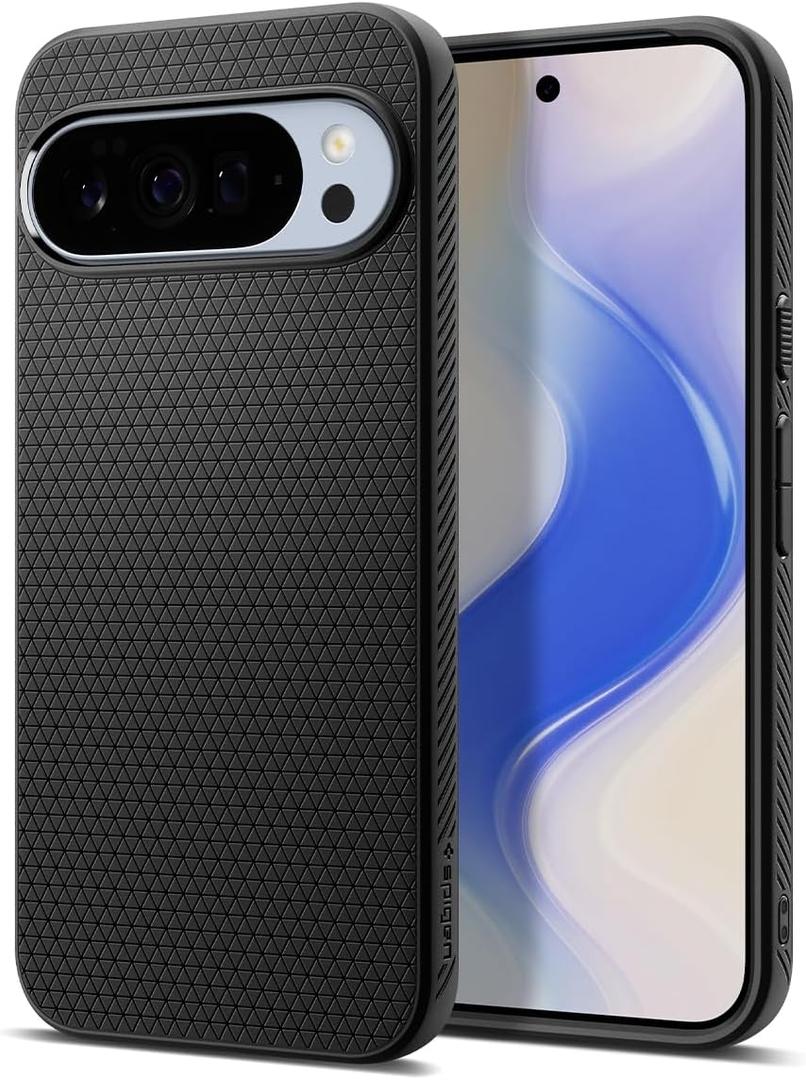 Spigen for Pixel 10/10 Pro Case, Liquid Air (2025) [No Magnet Ring] [Military-Grade Protection] - Matte Black