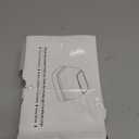 8PCS Felt Chair Leg Floor Protectors Rectangular Chair Leg Caps for Bed Chair Furniture Leg Protectors, Black Bar Stool Floor Protectors for Hardwood Floors, Fit Length 1.3"-1.7", Width 0.9"-1.2"