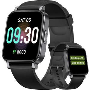 Pedometer Watch Senior Friendly No App/Phone Required, Waterproof Fitness Tracker Watch with Step Counter Calories/Sleep Tracker for Walking Running for Men Women