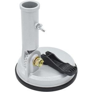 Upgrade Universal Vehicle Flagpole Bracket Suction Cup Type Multi-Function Flag Pole Kit for ATV UTV Desert Buggy Jeep Wrangler & House(Silver)