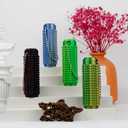 3 x 4 PCS Little Ouchies Pain Fidget Toy, Pocket Mini Pain Stim Fidget Toys for Office Workers to Stress Relief, 3D Printed Spiky Grippie Stim Keychain (Colorful 5)