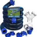 DUMPMAN RV Sewer Hose 20FT with Wye Adapter, Sewer Hose for RV Camper, 2 Attachable 10FT Camper Sewer Hose, Complete Sewer Hose Kit