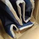 Slendor Folding Camping Cot, Sleeping Cot for Adults with Carry Bag, Mattress, 1200D Layer Oxford Portable Camp Cot Bed for Guest Travel Office Beach (Blue)