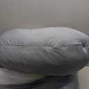 Pregnancy Pillow, C Shaped Full Body Pillow for Maternity Support, Pregnant Women Sleeping Pillow with Jersey Cover (Light Grey)