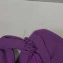 Women Maternity Dress for Photography Mermaid Off Shoulder Elegant Fitted Chiffon Gown Baby Shower Pregnancy Maxi Dresses for Photoshoot Ruched V Neck Long Mama Slim Fit Flowy Photo Props Dress Purple