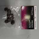 Prime-Line EP 16045 Screw Cap Cover, Plastic Construction, Brown in Color (12 Pack)