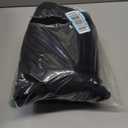 Bbalizko Mens Classic Pea Coat Notched Collar Double Breasted Slim Fit Winter Warm Heavyweight Trench Coats (Large, Black)