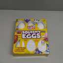 Easter Egg Squishy Painting Kit - Arts & Crafts for Girls and Boys - Kids Art Activities - Craft Gift for Kid Ages 6 7 8 9 10 Year Old Girl Gifts - Decorate 6 Slow Rising Squishies with Paint