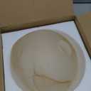 Alabaster Amber Glass Lamp Shade Replacement for Floor Lamp,E26 Base 1-5/8 Inch Fitter 7.4 Diameter, 3.74 Height,Replacement Glass for Wall Lamp