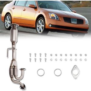 Rear Side Catalytic Converter, Catalytic Convert Compatible with 2004-2008 Nissan Maxima,2002-2006 Altima,2004-2006 Quest 3.5L (EPA Compliant)