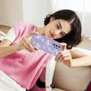 2 x Clear Case Compatible with Samsung Galaxy A53 5G, Cute Butterfly Print Protective Cover for Girls Women, Slim Soft TPU Four Corners Shockproof Case for Samsung A53 - White Butterfly