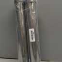 Sausage Caulking Gun Manual Drive Stainless Steel Tube Replaceable Sausage Caulking Gun Body Tube Sausage Caulking Gun Accessories Used for replacing consumables of Sausage Caulking Gun