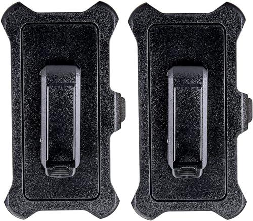 2 Pack Replacement Belt Clip Holster Compatible with Otterbox Defender Series Case iPhone 17 ONLY(Case Not Included)
