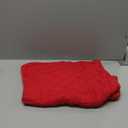 TREELY 100% Cotton Knitted Throw Blanket Couch Cover Blanket(31 x 40 Inches, Red)