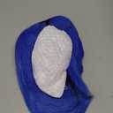 Short Blue Cosplay Wigs for Men Halloween Male Wig (JOY)