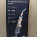Enhulk Rechargeable Handheld Cordless Pool Vacuum for Above Ground Pool and Inground Pool, 60-Minute Runtime,Powerful Suction up to 18.5 gallons/min, Efficient Leaf and Debris Removal, PC10 Pro