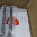 TV Tray Side Table Sofa Tray for Couch Heavy Metal Base Swivel/Adjustable Height, Sofa Bed Bathroom Living Room, Study TV Tray C Shaped End Table Food Snack Trays for Eating Small Spaces (11.8*15.7 in, Brown)