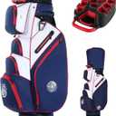14-Way T-Lock Golf Cart Bag with Rigid Inner Shell
