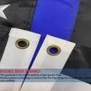 Embroidery Stars Thin Blue Line Police American flag 3x5 Heavy Duty Honoring Law Enforcement Officers FlagsUV Protected Fade Embroidered Blue Striped American Flag Outdoor Super Durable