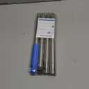 DRQ Ceiling Fan Cleaner Duster, Reusable Microfiber Duster with Extension Pole, 13 to 48 Inch Fan Blade Cleaner, Removable Dusters for Cleaning Walls Bookshelves Door Window Top (Blue)