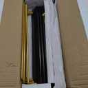 LYEOBOH 3 Tier Serving Tray Set, Tiered Serving Stand with Platters, Serving Dishes for Entertaining Halloween Christmas Party, Collapsible Sturdier Stand & 14 Inch Large Platters for Food Display (Black)