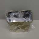 Cesun Small Bathroom Trash Can 2.1 Gallon Wastebasket, Modern Metal Garbage Can Office Waste Basket, Gold Stainless Steel Trash Bin for Bedroom, Home Office, Toilet, rv, Near Desk, Under Sink