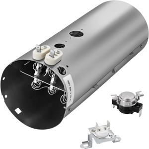 Dryer Heating Element Kit Fit for Frigi-daire Electro-lux FAQE7001LW0 FAQE7001LW1 FAQE7011KR0 FAQE7011KW0 FAQE7011LW0 FAQE7017KN0 FAQE7073KW0 FAQE7077KW0 FAQE7111LW0 FAQE7111LW1 FARE1011MW1