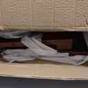 Bamboo Shower Bench Stool with Storage Shelf, Waterproof Shower Chair Spa Bath Seat, Shower Stool for Inside, Bathroom Bench Seat for Adults Elderly Seniors for Indoor or Outdoor Use(Walnut)