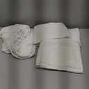 BLISSFORD - 4 Pack Fitted Hospital Bed Sheets with Elastic All Around for a Cotton Rich Soft Knitted Jersey Sheet, 36 x 84 x 12