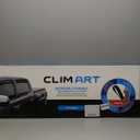 CLIM ART in-Channel Incredibly Durable Rain Guards for Dodge RAM 1500 2019-2025 Crew Cab, Original Window Deflectors, Vent Deflector, Vent Window Visors, Dark Smoke Truck Accessories, 4 pcs- 619006LP