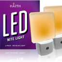 2-Pack Automatic Night Lights Plug Into Wall I Dusk to Dawn Led Outdoor Light Bulbs for Kids & Adults I Dusk to Dawn Sensor Smart Led Lights for Bedroom Decorations, Bathroom Lights, Kitchen Decor